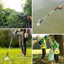 32" Grabber Reacher Tool, 2-Pack Foldable Reacher Grabber Pickup Tool with 360 Rotating Jaw & Magnet, Trash Picker Upper Grabber, Lightweight Grabbers for Seniors Heavy Duty