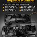 Left & Right Aluminum Engine Valve Covers w/Gasket Compatible with Ford EXPEDITION F-150 F150 TRANSIT 150 250 350 HD LINCOLN NAVIGATOR 3.5L V6 TURBOCHARGED 2013-2022 BL3Z-6582-H DL3Z-6582-C