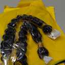 Deep Wave Bundles Human Hair Unprocessed Brazilian Virgin Hair 16 18 20 Inch 150g/3 Bundles Deep Wave Human Hair Bundle Double Weft Natural Black