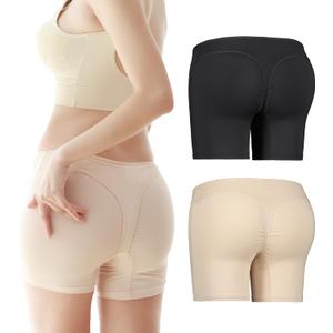 Waybe Boyshort Sanitary Panties for Women: PerfectFit Women's Underwear | Super LeakGuard, Beige XL