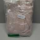 Bagstellar Travel Toiletry Bag for Women, Lightweight Large Quilted Puffy Makeup Bag Wide-open Make up Organizer Cloud Cosmetic Bag w/Handle for Traveling Toiletries Essentials Accessories Light Pink