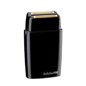 METALFX Double Foil Shaver, Handheld Electric Razor for Travel, Portable Cordless Close Face Shaver for Head, Beard, & Neck (Black)