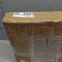 BMOSU Coat Rack freestanding Stand with 2 Shelves Bamboo Wooden Coat Tree Easy Assembly 8 Hooks Standing Jackets Hanger Hallway Office Floor Coat Stand Brown