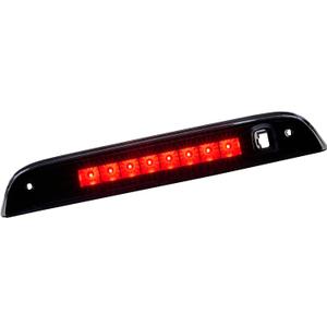 Third 3rd Brake Light LED for 2007-2017 Jeep Patriot, High Mount Rear Brake Lights Assembly for 07-17 Jeep Patriot, Waterproof Center Cab Lamp Stop Light (Black)