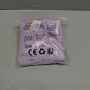 Women's Tennis Skirts Sport Bra Sets High Waisted Golf Skorts Skirt One Shoulder Sports Bra Running Workout Activewear in Lilac, XL