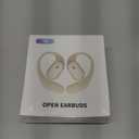 Open Ear Wireless Earbuds Bluetooth 5.4 Headphones, 50H Playtime Stereo Earphones with ENC Noise Cancelling, IPX7 Waterproof Ear Buds with Ergonomic Earhook for Sports/Fitness/Travel/Workouts (Black)