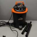 Armor All VO405P 0901 4 Gallon Wet/Dry Vac 2.0 Peak HP Shop Vacuum with Nozzles & Brush,Black/Orange