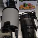 Juicer Machines with 5.8" Large Feed Chute, Cold Press Juicer for Whole Vegetables and Fruits 400W, Slow Masticating juicer Easy to Clean Juice Extractor Machine High Juice Yield (Titanium Gray)