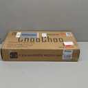 ChooChoo Bathroom Cabinet Wall Mounted 2-Door with 3 Open Shelves, Wooden Medicine Cabinets with Adjustable Shelf, Space Saver Storage Cabinets Over The Toilet for Bathroom&Living Room, White (1 pack)