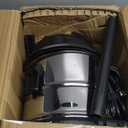 Amazon Basics Wet Dry Vacuum Cleaner, 4 gallon Shop, 3 HP Stainless Steel, Grey/Black