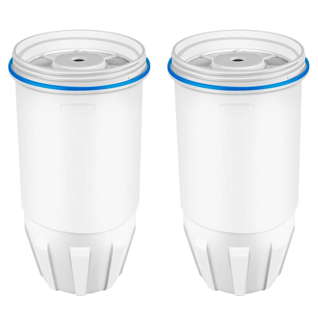 Water Replacement Filter for Zero, Fit Zerowater Pitcher ZR-001 ZR-004 ZR-017, 5-Stage Filter System 0 TDS, Certified to Reduce Lead, Chromium, and PFOA/PFOS, 0 Water Filters 2 Pack