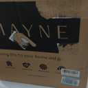 Mayne Fairfield Garden Hose Bin - Black - 17in L x 17in W x 18in H - Holds up to 100 ft. of standard garden hose (5858-B)