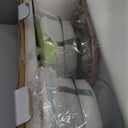 30oz Glass Meal Prep Containers with Lids, Airtight 3.75 Cup Food Storage Containers Set, Heat-Resistant BPA-Free Glass Containers for Soup Leftover, Microwave, Dishwasher, and Freezer Safe (4 Packs) (Multicolor+Clear)