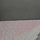 Soft Chenille Sherpa Receiving Blanket (30" x 35"), 3D Pink, Warm and Cozy for Boys and Girls, Ideal for Baby Carrier, Stroller, and Travel