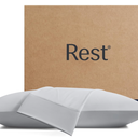 REST® Evercool®+ Cooling Pillow Cases King - 2 Pillowcase for Sensitive Skin, Silver Infused Fabric for Hygienic Sleep, Silky Smooth for Curly Hair, High Elastic for Snug Fit (19x35 inches), Grey