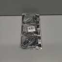 2 x BIAJIYA Card Holder for Back of Phone, Pouch Silicone Wallet Sleeve Pocket Stick-on ID Credit Card for All Smartphones (Black*5)