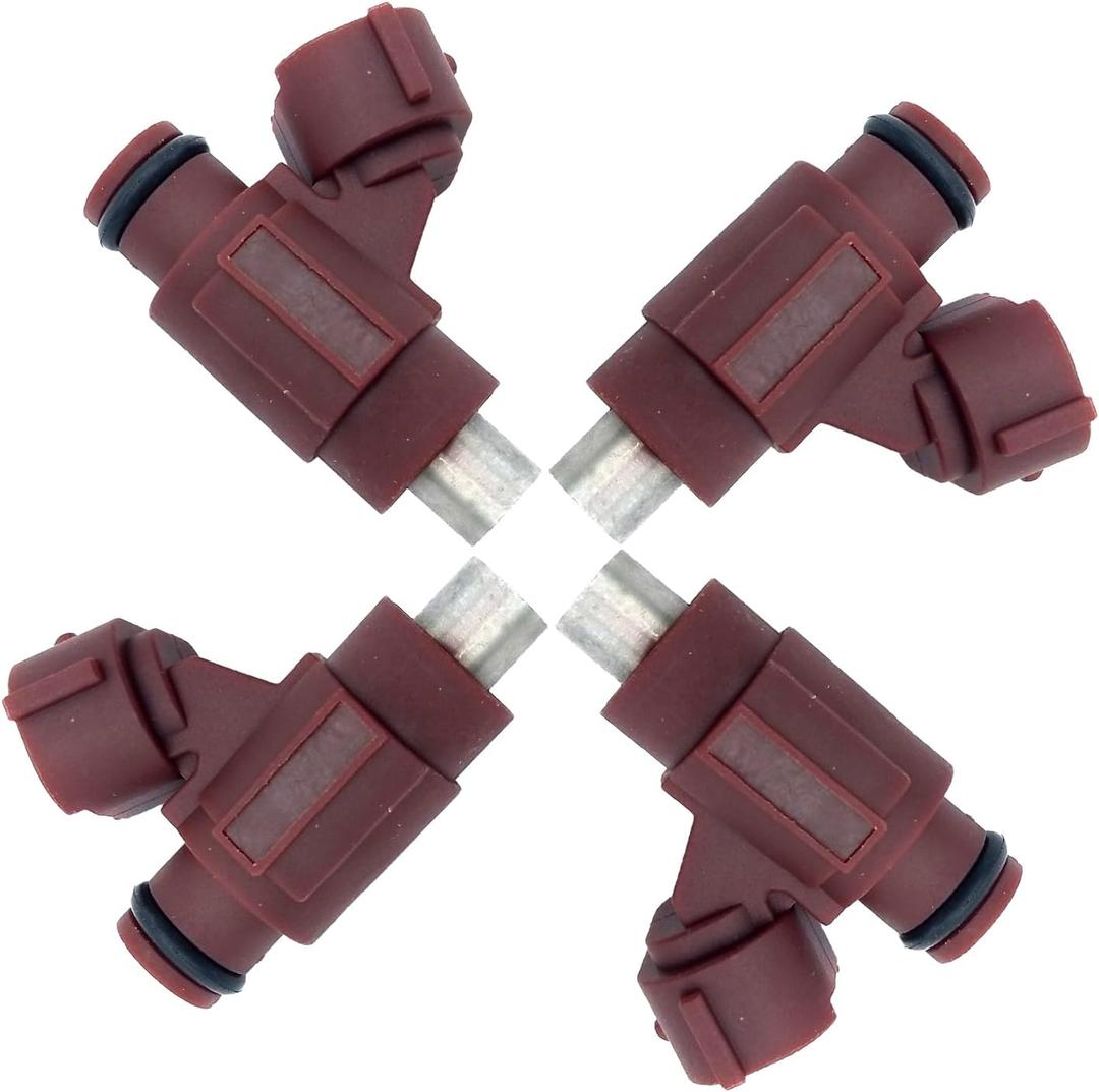 6ET-13761-00-00 4pcs Fuel Injectors 4 Holes Replacement for Yamaha WaveRunner FX Cruiser FZR FZS GP1800R 6ET137610000