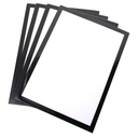 4pcs Self-adhesive Magnetic Photo Frames 30x40cm Black for DIY Crystal Art Display, Easy Peel Stick Frame Set for Home Wall Decoration