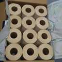 Premium Bamboo Toilet Paper, PFAS Free, Chemical Free Toilet Paper, Unbleached, (24) 3PLY & 300 Sheets, FSC Certified, Organic Brown, Plant-Based, Tree-Free, Plastic Free, BPA Free (24)