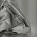 Homiest Light Grey Satin Fabric by The Yard, 3 Yards x 58 Inch Charmeuse Satin Fabric Silky & Shiny Cloth Fabric, Smooth Bridal Satin Fabric for Wedding Dress, Clothing Making, DIY Crafts, Sewing