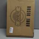 Spsyrine Decorative Serving Tray with Handles, White Lacquered Coffee Table Tray for Ottoman, Rectangle Waterproof Platters for Centerpieces, Parties, Living Room, Kitchen Counter Organization (16" x 12" x 1.6")