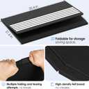 MaxGear Extra Large Bulletin Board 60" x 36", Foldable Felt Board Vision Board Supplies, Cork Board for Office, Home, School, Small Pin Boards for Walls Decorative Display Board Black