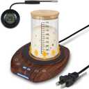 Sourdough Starter WarmerPrecise Control of Every 1F (70-120F)24-Hour Timer Intelligent Memory Heating Function Sourdough Starter Heater for Home Baking with Thermometer