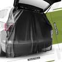 Yahenda 5 Pcs Car Window Net Screens Shades and Tailgate Set Stretchy Front Rear Sun Shade SUV Camping Net Mesh Breathable Screen for Privacy Mosquito Car Camping Essentials(XL)