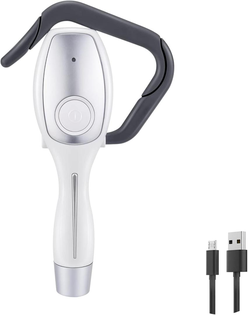 Ear-Wearing Reading Light, Reading Lights for Books, USB Book Light, 3 Brightness Levels Dimmable Reading Light, Hands-Free Book Light for Reading in Bed, Knitting