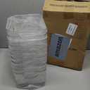 12 Pack Clear Plastic Storage Bins, Pantry Organizers and Storage, Clear Pantry Organizer Bins, Plastic Containers with Handle for Kitchen,Freezer,Cabinet,Closet,Bathroom Under Sink Storage