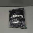 Fleece Dog Coat for Small Medium Dog,Pullover Pajamas Jumpsuit Bodysuit Puppy Coats with Legs, Pet Windproof Warm Cold Weather Jacket Full Body Vest Cozy Snowsuit Outfit Clothes (Black, XL)