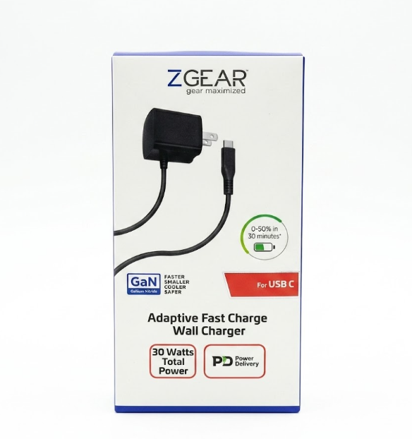 ZGEAR Adaptive Fast Charge Wall Charger For Micro USB