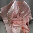 95 x 70 Inches Large Bow Themed Party Decorations Giant Pink Bow Decor Satin Ribbon, Contains Felt Big Pink Bow Wall Decor Girl Coquette Birthday Decorations Bachelorette Bridal Supplies