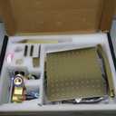 JOYWELL Shower Faucet Brushed Gold Shower System 8 Inches Rain Shower and Handheld Shower Combo,2-Function Shower Fixtures Included Shower Trim Kit