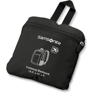 Samsonite Foldaway Backpack, Black (One Size)