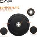 CAP Barbell Rubber Olympic Bumper Plate | 10lbs - Pair