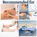 LIN PERFORMANCE 15-20 mmHg Compression Socks for Women and Men Knee High Open Toe Medical Compression Stockings for Travel Daily