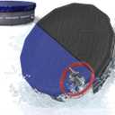 18 Foot Round Winter Pool Cover with Strong-Hold System | Triple-Layer 18 Ft Pool Covers for Above Ground Pools | 2-in-1 Swimming Pool Cover for Winter & Summer | Cold & UV Resistant 18Ft Poolcover (Blue)