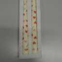 Topsics Ivory Taper Candles Set of 2, 10 inch Ivory Tall Candle, Unscented Heart Patterns Candlesticks, Long Burning Candles for Home Decor, Wedding, Valentine's Day