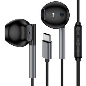 USB C Samsung Headphones Wired for Samsung Galaxy S25 Edge S24 Ultra S23 S22 S21 S20 A17 A56 A36 A26 A16 A55 A35 A25 A15 A54 A14 A53,Type C Wired Earphones Earbuds for iPhone 17 Pro Max Air 16e 16 15