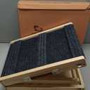 Adjustable Dog Ramp for Small Dogs, Foldable Pet Ramp for Bed & Couch, Non-Slip Indoor Ramp, Portable, Joint-Friendly Design, Supports up to 35 lbs