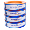 ChoiceRefill Compatible with Diaper Genie Pails, 4-Pack, 1080 Count