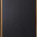 Kate and Laurel Arendahl Arch Chalkboard; Gold; 19 x 31; Framed Arched Ornate Vintage Magnetic Chalkboard for Unique Display; Decoration; and Organization