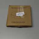 Round Iron Table Lamp Base Metal Stand for DIY Lighting Versatile Rustic Style with Flat Bottom and Wire Pass-Through for Table Lamps Crafts Led Displays