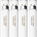 Konideke F32T8/841 32W 48 Inch T8 Fluorescent Tube Light Bulb, T8 Fluorescent Bulbs 4 Foot, 4ft Light Bulb, 4100K Cool White, 2850 Lumens, G13 Medium Bi-Pin Base, 8 Pack