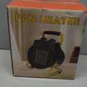 Electric Portable Space Heater - Indoor Portable Heaters, Garage Heater with Adjustable Thermostat, Super Long Cord, PTC Fast Heating, Overheat Protection, Small Electric Heater for Greenhouse