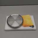 Paper Towel Holder Countertop, One-Handed Tear, Stainless Steel, Weighted Base, Silver, Paper Towel Roll Holder Stand with Ratchet Mechanism for Kitchen Bathroom Farmhouse Essentials Decor Accessories