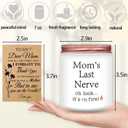 2 x Gifts for Mom from Daughter Son Funny Mothers Day Candles for Mommy Suitable for Moms Dad Birthday Gift Mothers Fathers Day Thanksgiving Christmas Lavender Candles Gifts