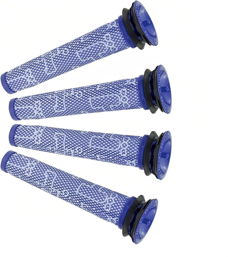 Cordless Stick Vacuum Cleaner Hepa Filter Replacement. Compatible with Dyson V8 Animal V8 Absolute V8 SV10 V7 Animal Fluffy(4pcs)
