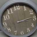 18 Inch Outdoor Clock Waterproof for Patio, Bathroom, Deck, Porch, Pool (Gray)